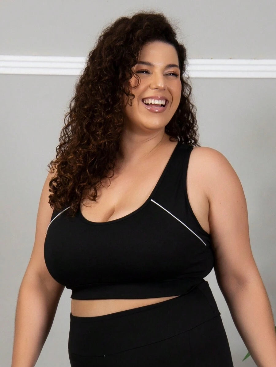 Top Feminino Plus Size com Bojo