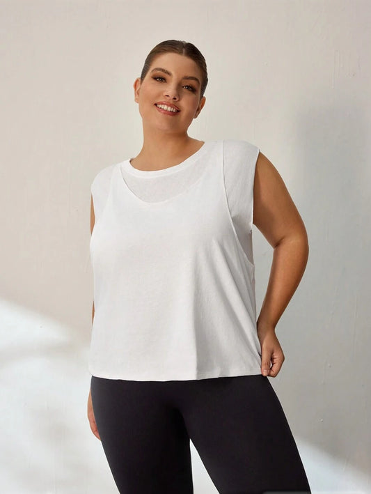Camisetas Plus Size Sem Mangas