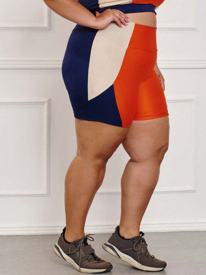 Shorts Feminino Plus Size com Cintura Elástica