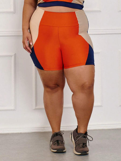 Shorts Feminino Plus Size com Cintura Elástica