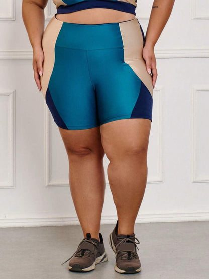 Shorts Feminino Plus Size com Cintura Elástica