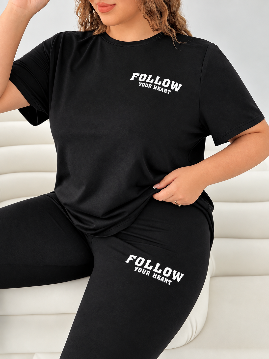 Conjunto Plus Size Feminino para Academia e Caminhada