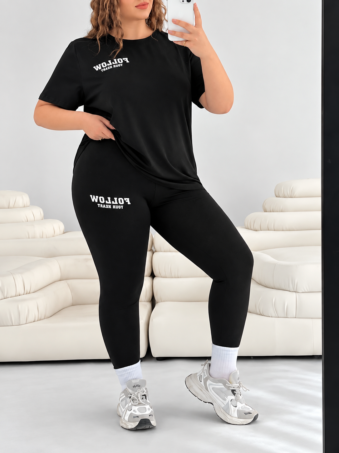 Conjunto Plus Size Feminino para Academia e Caminhada