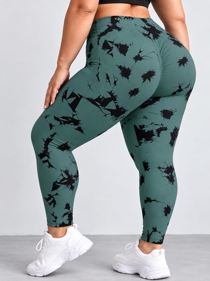 Legging Plus Size Cintura Alta Sem Costura