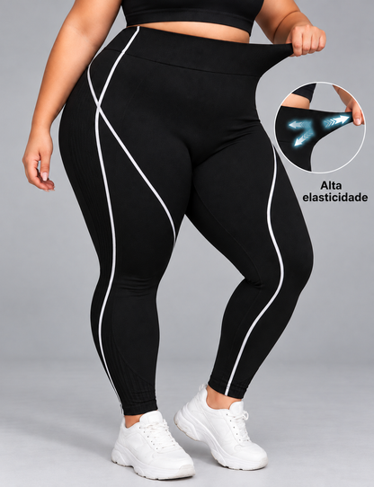 Legging Plus Size Cintura Alta Modeladora