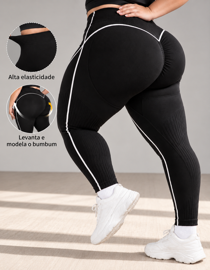 Legging Plus Size Cintura Alta Modeladora