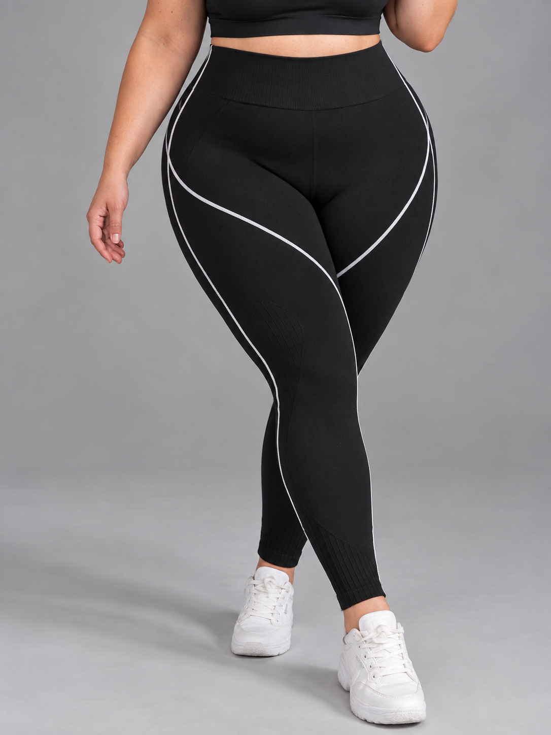 Legging Plus Size Cintura Alta Modeladora
