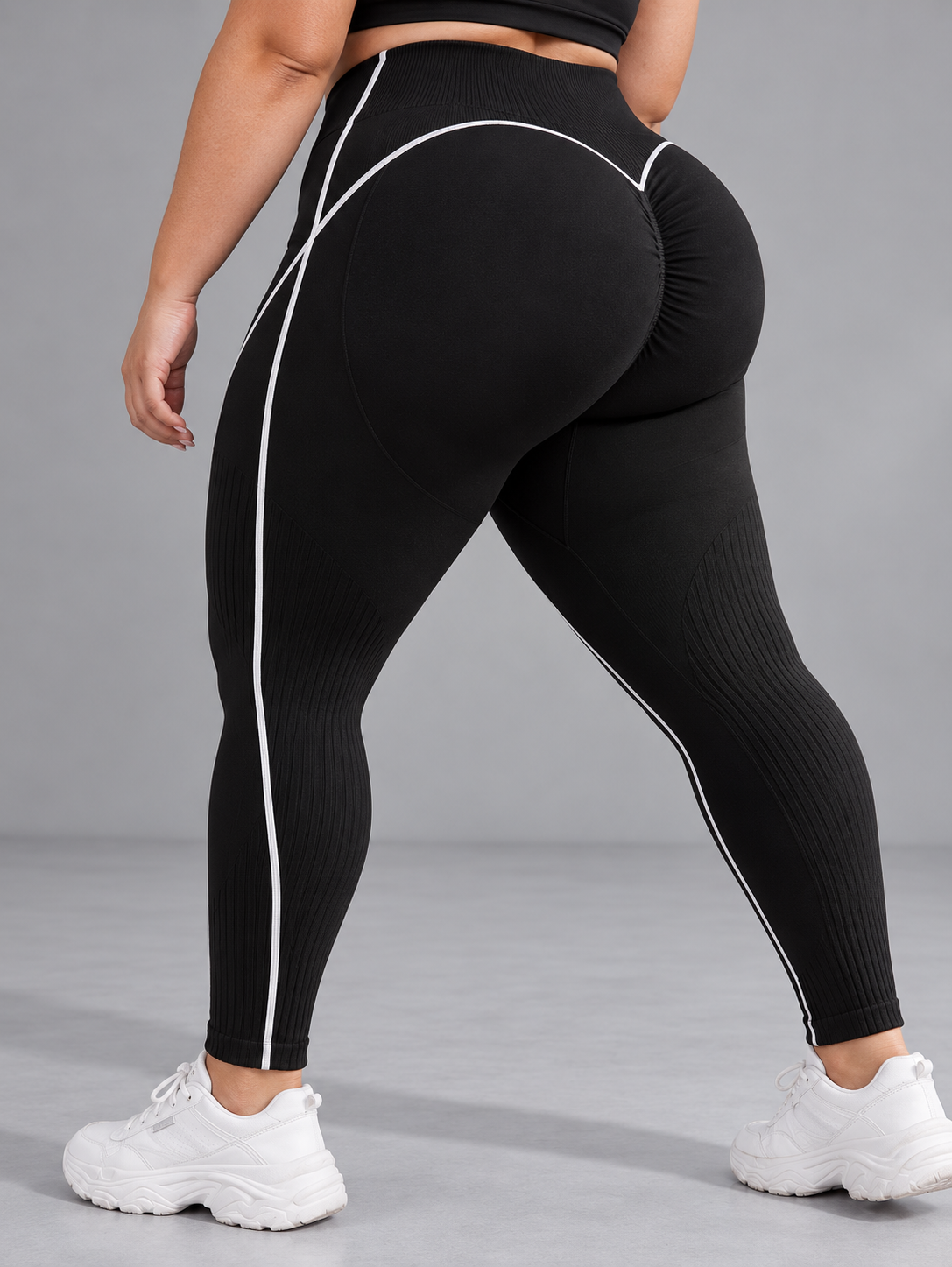 Legging Plus Size Cintura Alta Modeladora